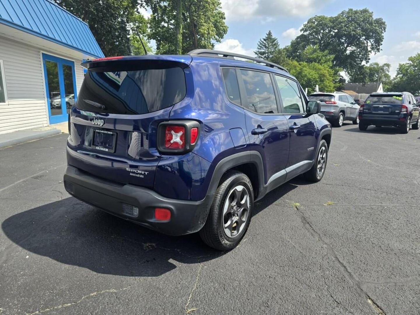 2017 BLUE JEEP RENEGADE SPORT (ZACCJAAB0HP) , located at 5744 Central Avenue, Toledo, OH, 43615, (419) 724-0130, 41.676781, -83.682137 - Photo#3