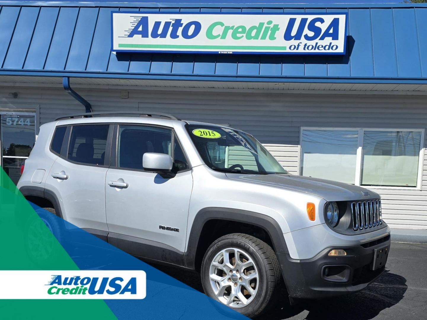 2015 SILVER JEEP RENEGADE LATITUDE (ZACCJBBT9FP) with an Other engine, located at 5744 Central Avenue, Toledo, OH, 43615, (419) 724-0130, 41.676781, -83.682137 - 2015 JEEP RENEGADE LATITUDE - Photo#0