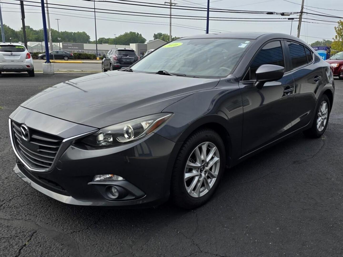 2016 GRAY MAZDA MAZDA3 I GRAND TOURI (3MZBM1W78GM) , located at 5744 Central Avenue, Toledo, OH, 43615, (419) 724-0130, 41.676781, -83.682137 - Photo#1