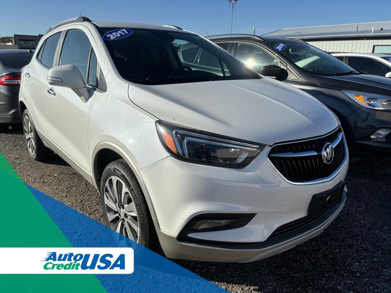 2017 WHITE Buick ENCORE ESSENCE (KL4CJGSB3HB) with an Other engine, located at 15 Petro Dr, Warsaw, IN, 46582, (574) 306-0055, 41.273563, -85.857544 - 2017 Buick ENCORE ESSENCE - Photo#0