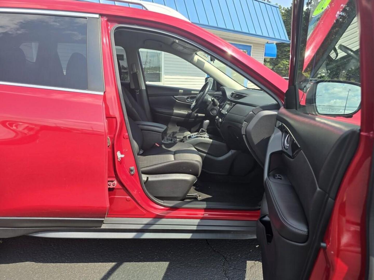 2017 RED Nissan ROGUE S; SL; SV (JN8AT2MV6HW) , located at 5744 Central Avenue, Toledo, OH, 43615, (419) 724-0130, 41.676781, -83.682137 - Photo#8