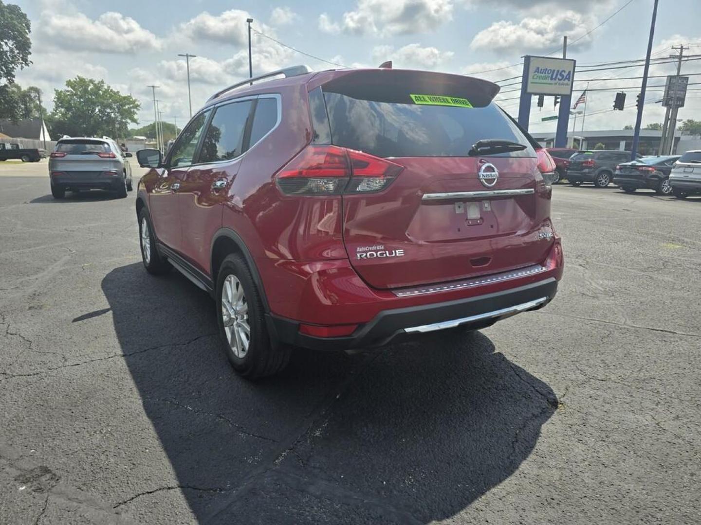 2017 RED Nissan ROGUE S; SL; SV (JN8AT2MV6HW) , located at 5744 Central Avenue, Toledo, OH, 43615, (419) 724-0130, 41.676781, -83.682137 - Photo#2