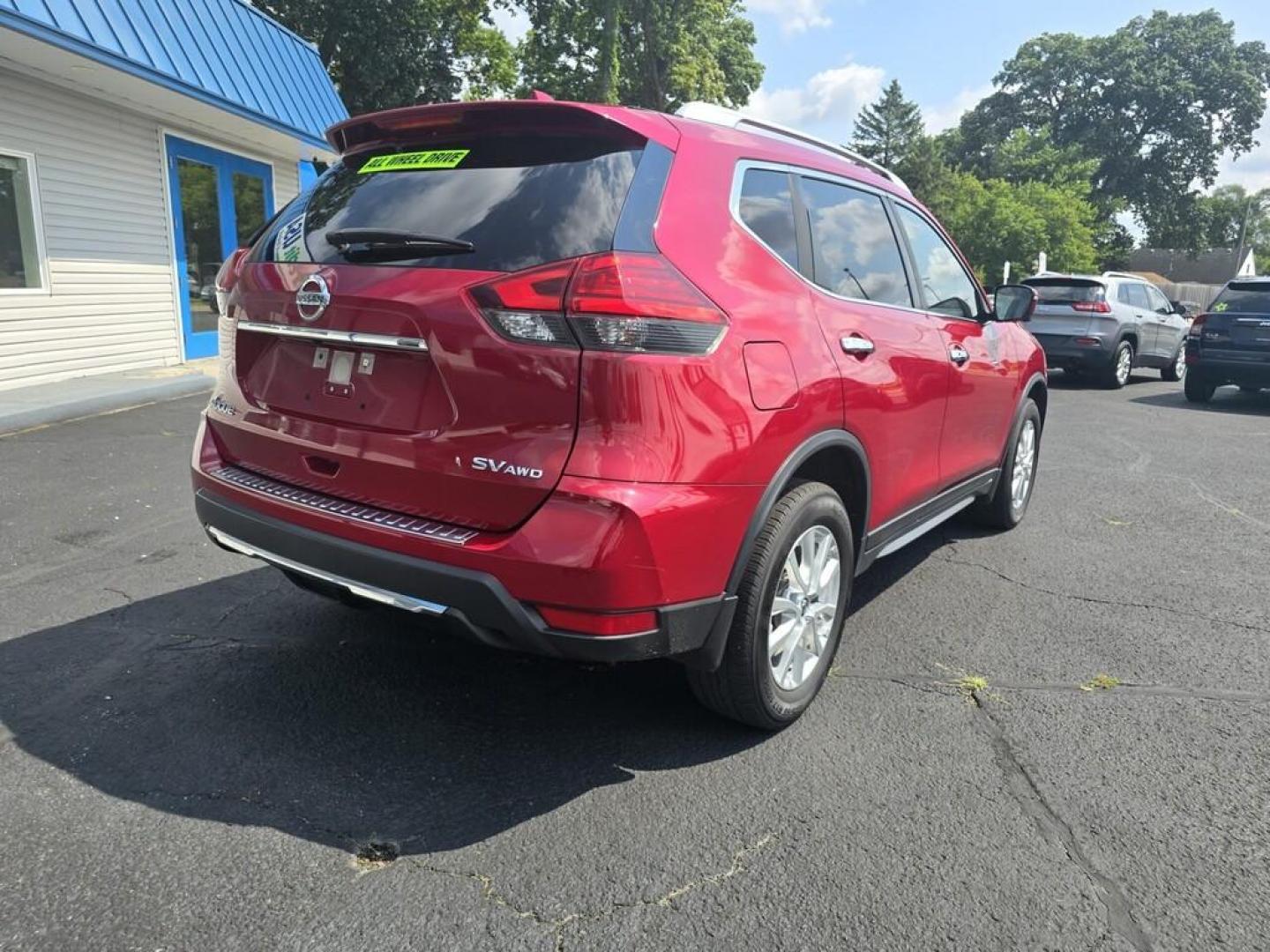 2017 RED Nissan ROGUE S; SL; SV (JN8AT2MV6HW) , located at 5744 Central Avenue, Toledo, OH, 43615, (419) 724-0130, 41.676781, -83.682137 - Photo#3