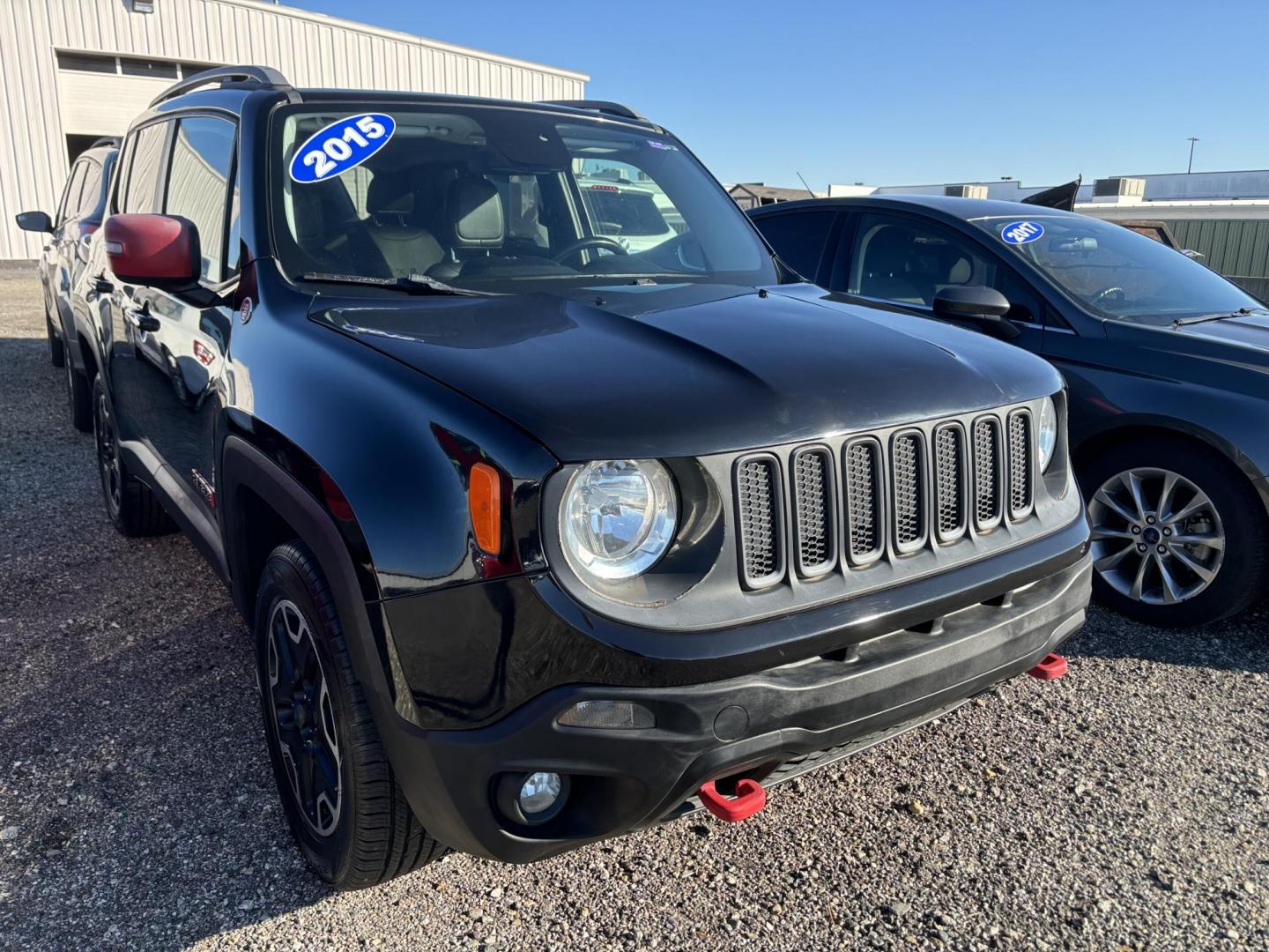 2015 GREY BLUE JEEP RENEGADE TRAILHAWK (ZACCJBCTXFP) , located at 15 Petro Dr, Warsaw, IN, 46582, (574) 306-0055, 41.273563, -85.857544 - Photo#0