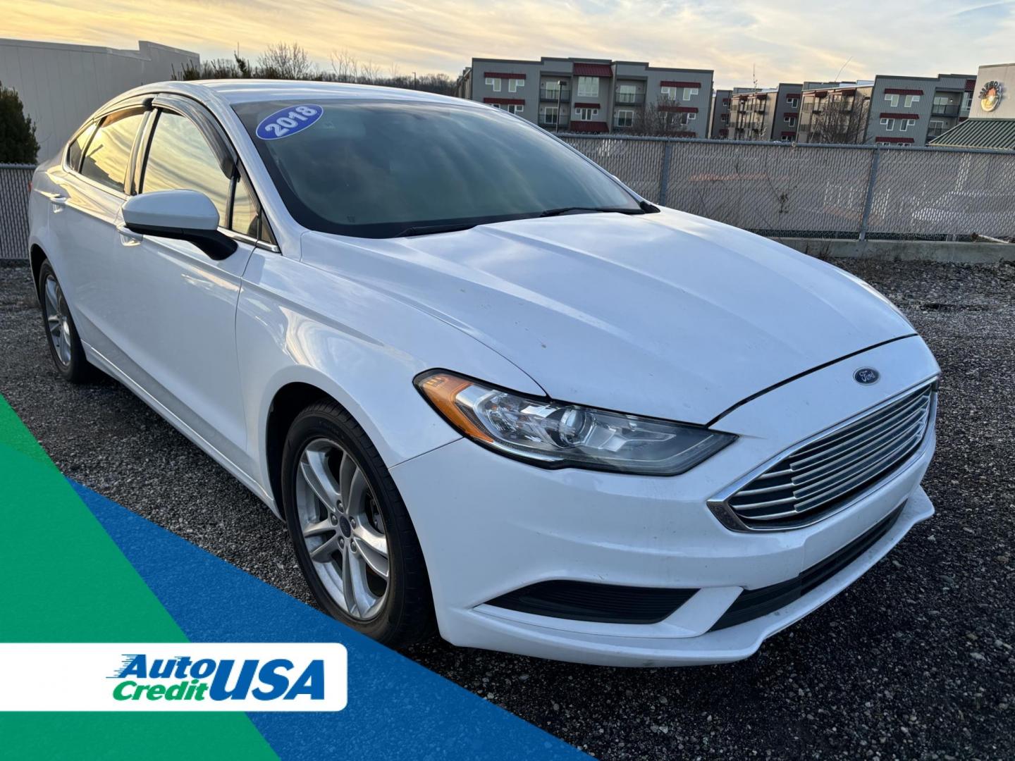 2018 WHITE FORD FUSION SE (3FA6P0H74JR) with an Other engine, located at 15 Petro Dr, Warsaw, IN, 46582, (574) 306-0055, 41.273563, -85.857544 - 2018 FORD FUSION SE - Photo#0