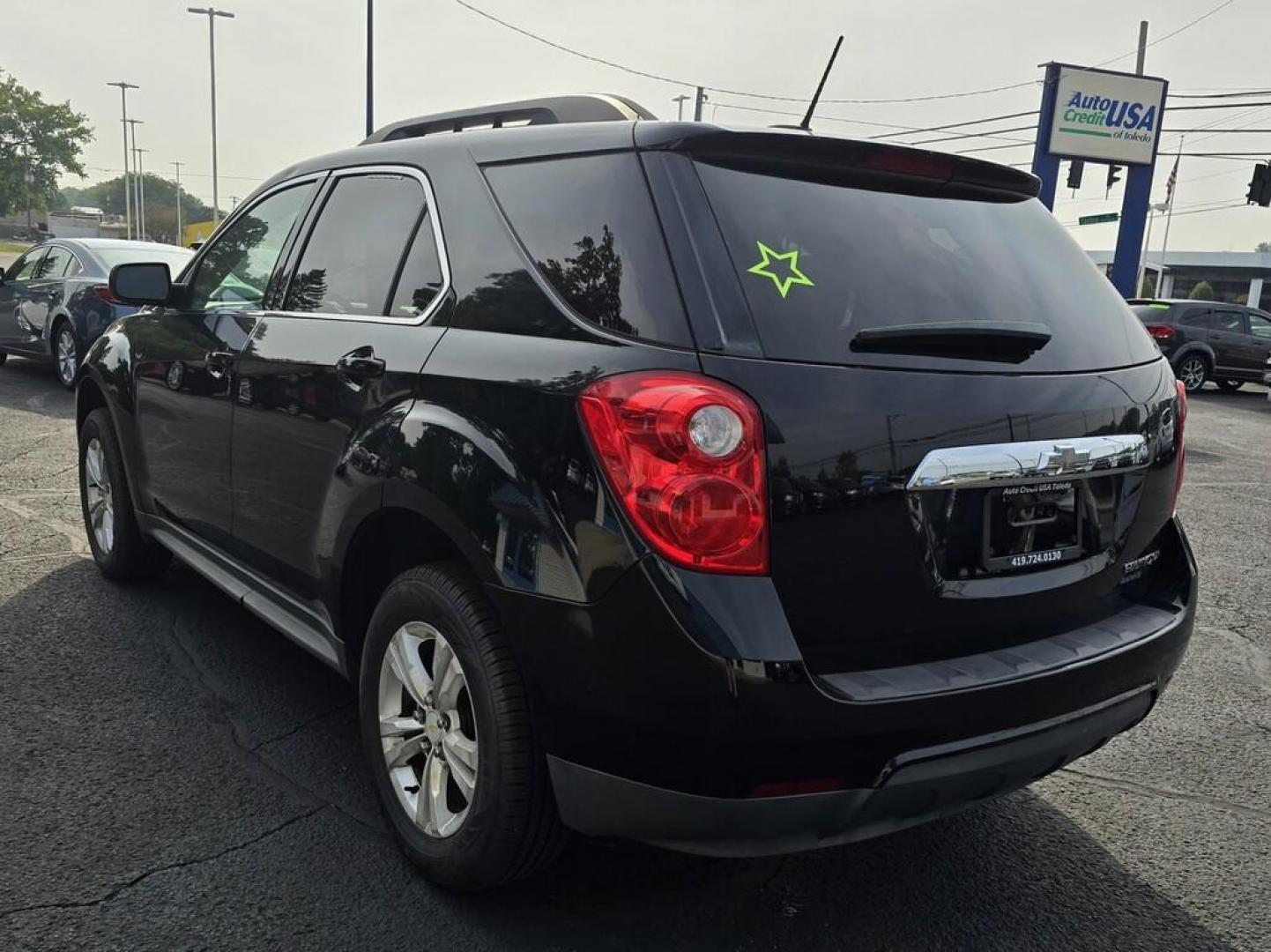 2015 BLACK CHEVROLET EQUINOX 1LT (2GNALBEK3F6) , located at 5744 Central Avenue, Toledo, OH, 43615, (419) 724-0130, 41.676781, -83.682137 - Photo#2