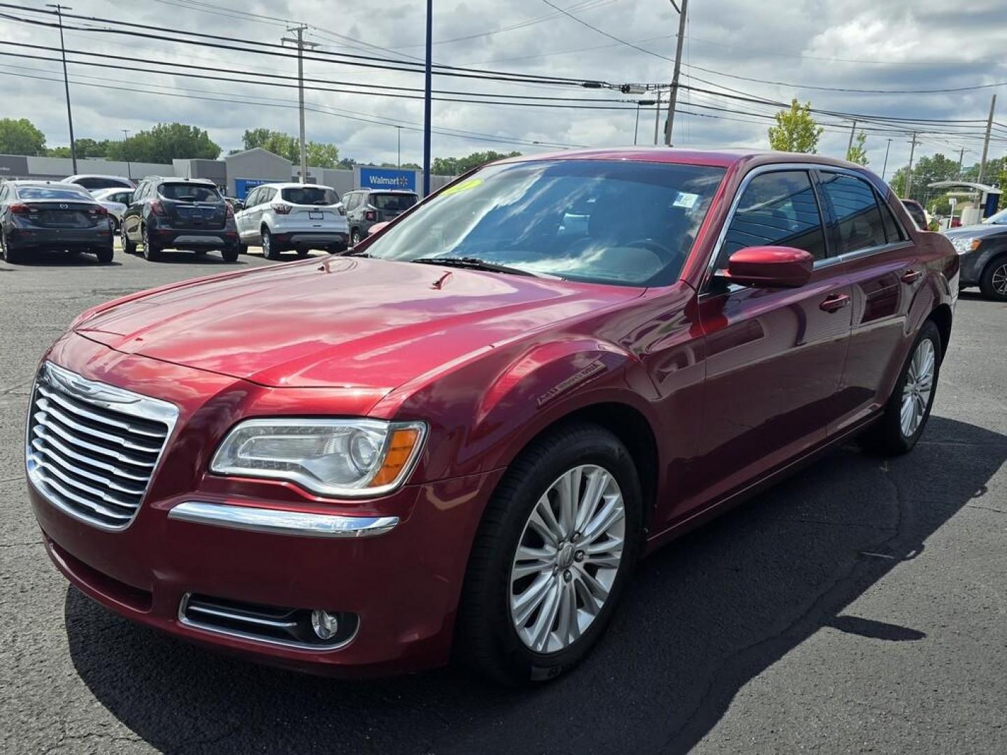 2014 RED Chrysler 300 BASE (2C3CCARGXEH) , located at 5744 Central Avenue, Toledo, OH, 43615, (419) 724-0130, 41.676781, -83.682137 - Photo#1