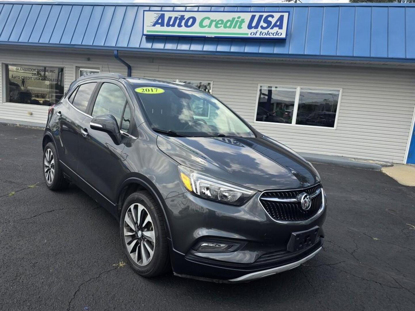 2017 Silver Buick ENCORE PREFERRED II (KL4CJBSB1HB) , located at 5744 Central Avenue, Toledo, OH, 43615, (419) 724-0130, 41.676781, -83.682137 - Photo#0