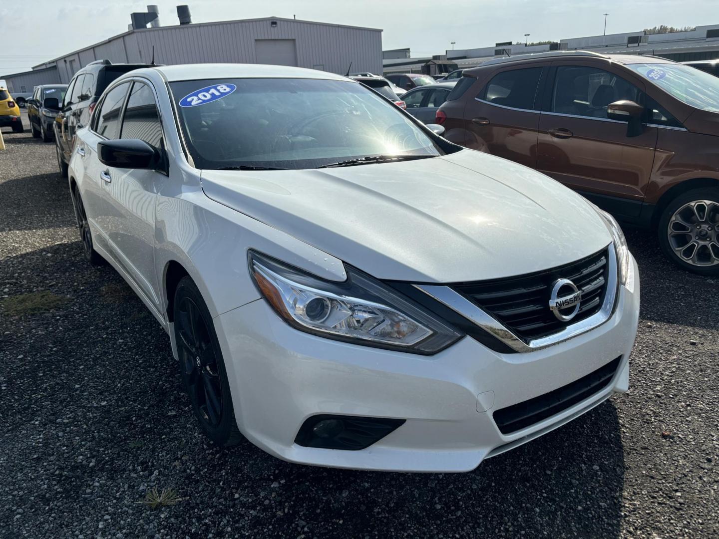 2018 WHITE NISSAN ALTIMA 2.5; 2.5 S; 2 (1N4AL3AP6JC) , located at 15 Petro Dr, Warsaw, IN, 46582, (574) 306-0055, 41.273563, -85.857544 - Photo#0