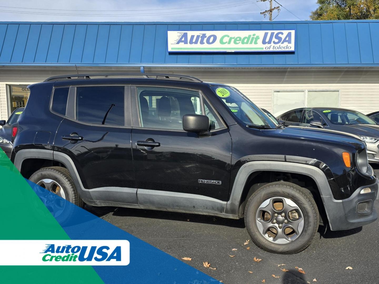 2018 BLACK JEEP RENEGADE SPORT (ZACCJBAB2JP) with an Other engine, located at 5744 Central Avenue, Toledo, OH, 43615, (419) 724-0130, 41.676781, -83.682137 - 2018 JEEP RENEGADE SPORT - Photo#0