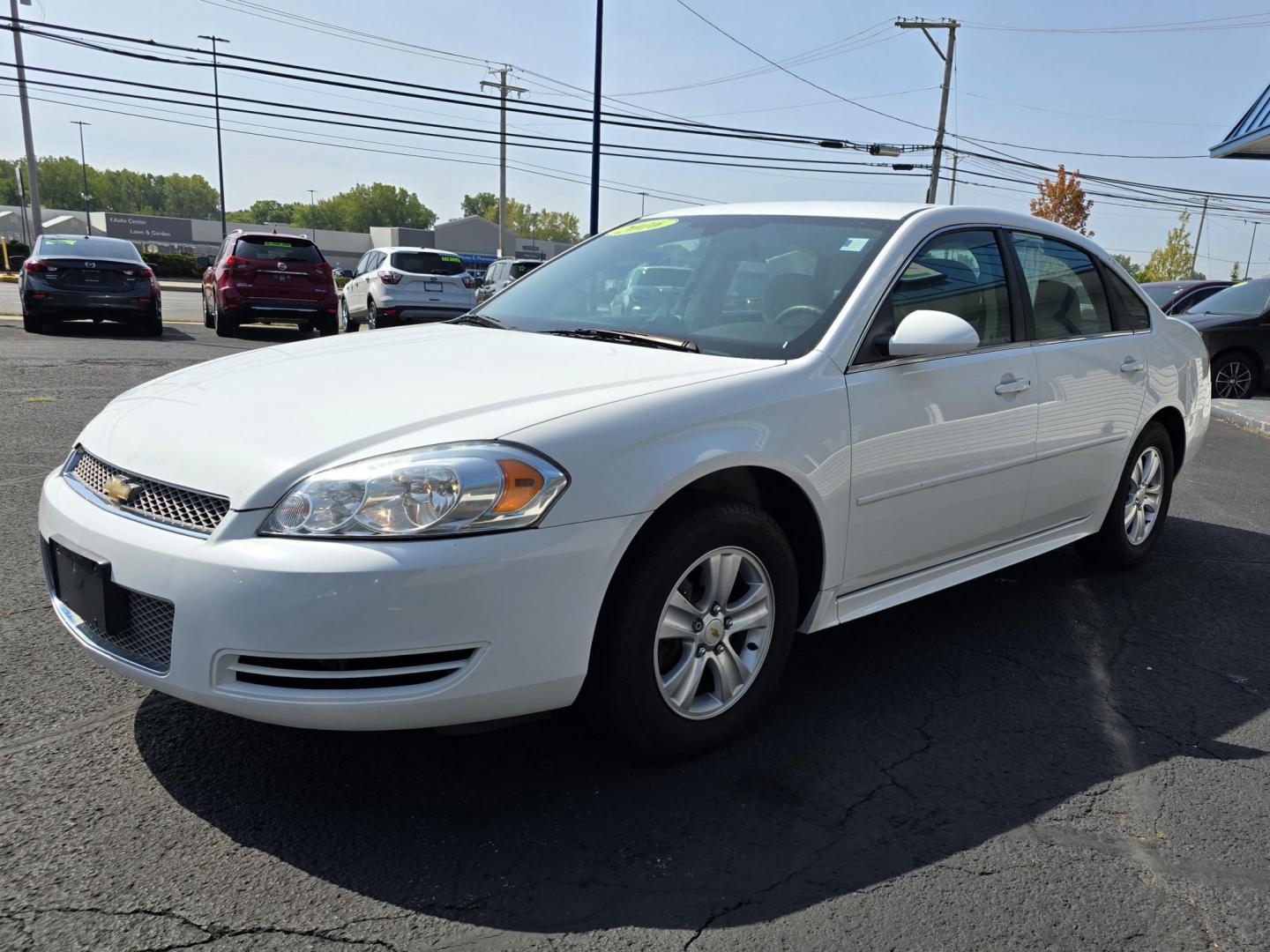 2016 WHITE CHEVROLET IMPALA LIMITED LS (2G1WA5E34G1) , located at 5744 Central Avenue, Toledo, OH, 43615, (419) 724-0130, 41.676781, -83.682137 - Photo#1