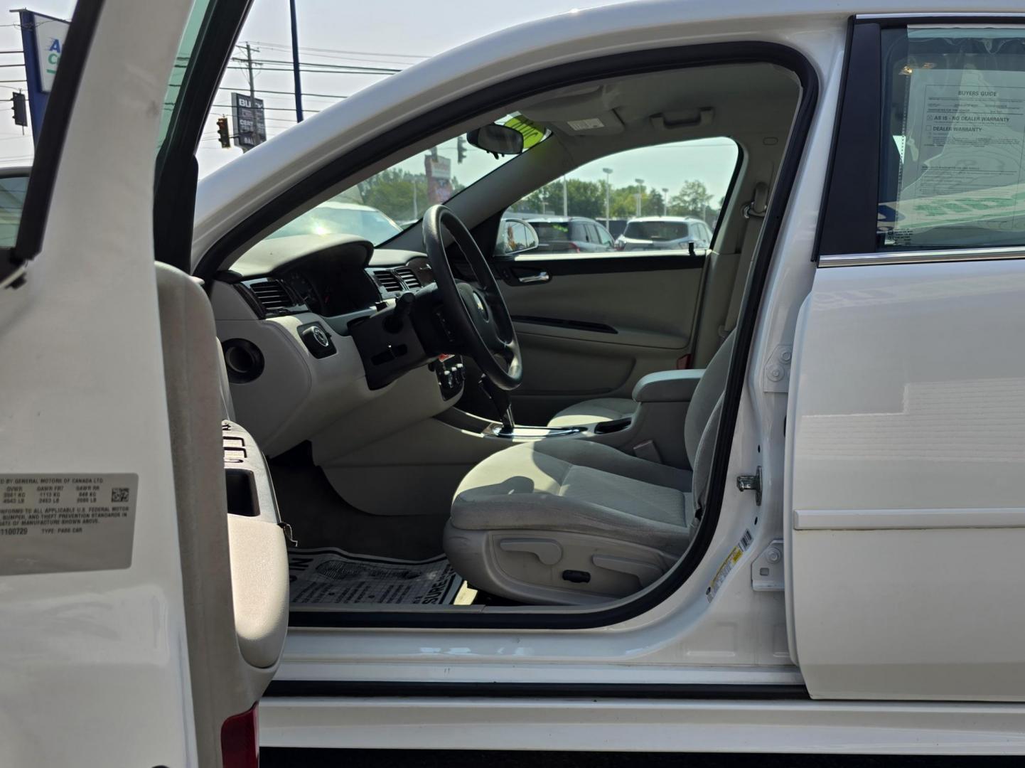 2016 WHITE CHEVROLET IMPALA LIMITED LS (2G1WA5E34G1) , located at 5744 Central Avenue, Toledo, OH, 43615, (419) 724-0130, 41.676781, -83.682137 - Photo#5