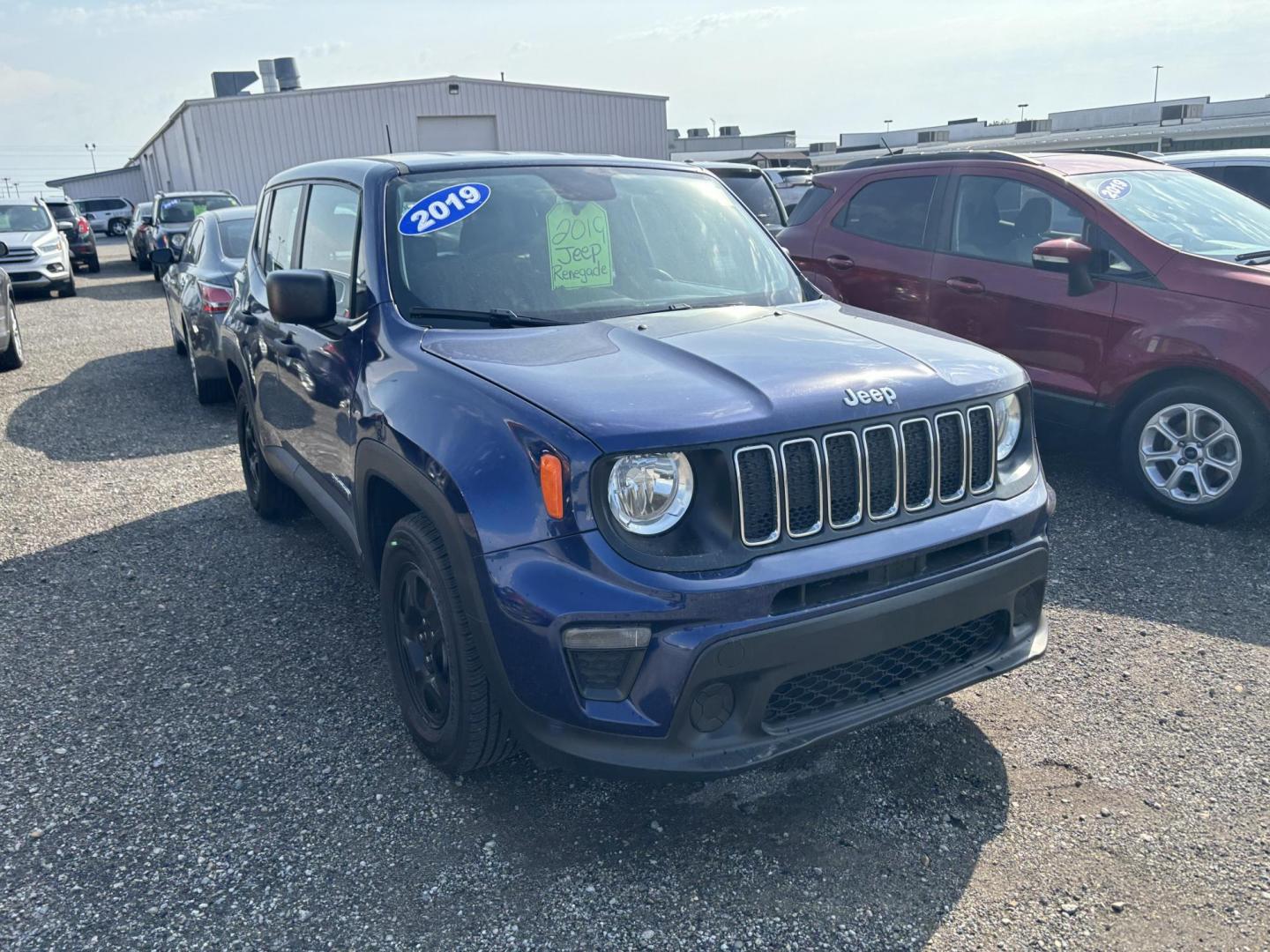 2019 BLUE JEEP RENEGADE SPORT (ZACNJAAB2KP) , located at 15 Petro Dr, Warsaw, IN, 46582, (574) 306-0055, 41.273563, -85.857544 - Photo#0