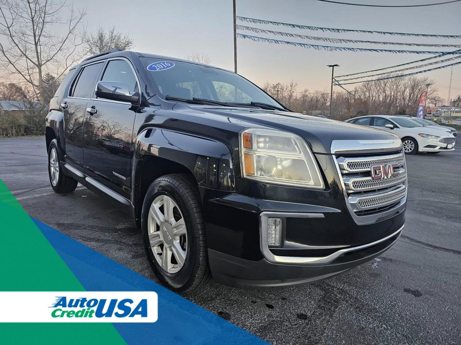 2016 BLACK /black GMC TERRAIN SLE2 FWD (2GKALNEK1G6) with an 2.4L L4 DOHC 16V engine, 6A transmission, located at 502 South Main Street, Columbia City, IN, 46725, (260) 244-4645, 41.151382, -85.490578 - 2016 GMC TERRAIN SLE2 FWD - Photo#0