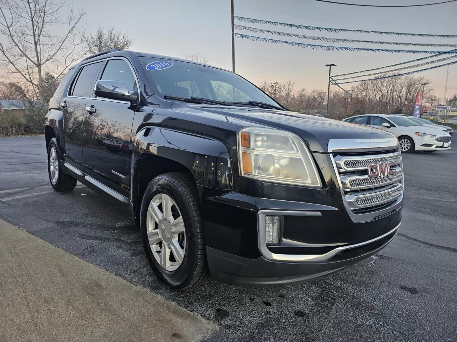 2016 BLACK /black GMC TERRAIN SLE2 FWD (2GKALNEK1G6) with an 2.4L L4 DOHC 16V engine, 6A transmission, located at 502 South Main Street, Columbia City, IN, 46725, (260) 244-4645, 41.151382, -85.490578 - 2016 GMC TERRAIN SLE2 FWD - Photo#1