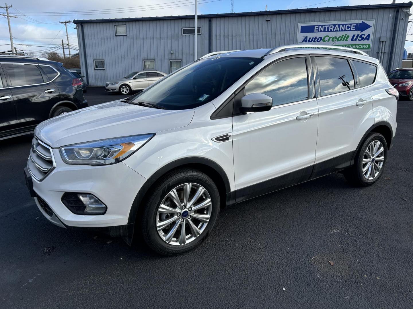 2017 Ford Escape Titanium FWD (1FMCU0J9XHU) with an 2.0L L4 DOHC 16V engine, 6A transmission, located at 100 West Coliseum Boulevard, Fort Wayne, IN, 46805, (260) 471-0567, 41.119961, -85.140312 - Photo#2