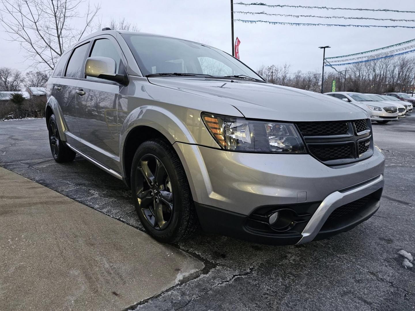 2020 SILVER /black Dodge Journey Crossroad (3C4PDCGB5LT) with an 2.4L L4 DOHC 16V engine, 4A transmission, located at 502 South Main Street, Columbia City, IN, 46725, (260) 244-4645, 41.151382, -85.490578 - Photo#1