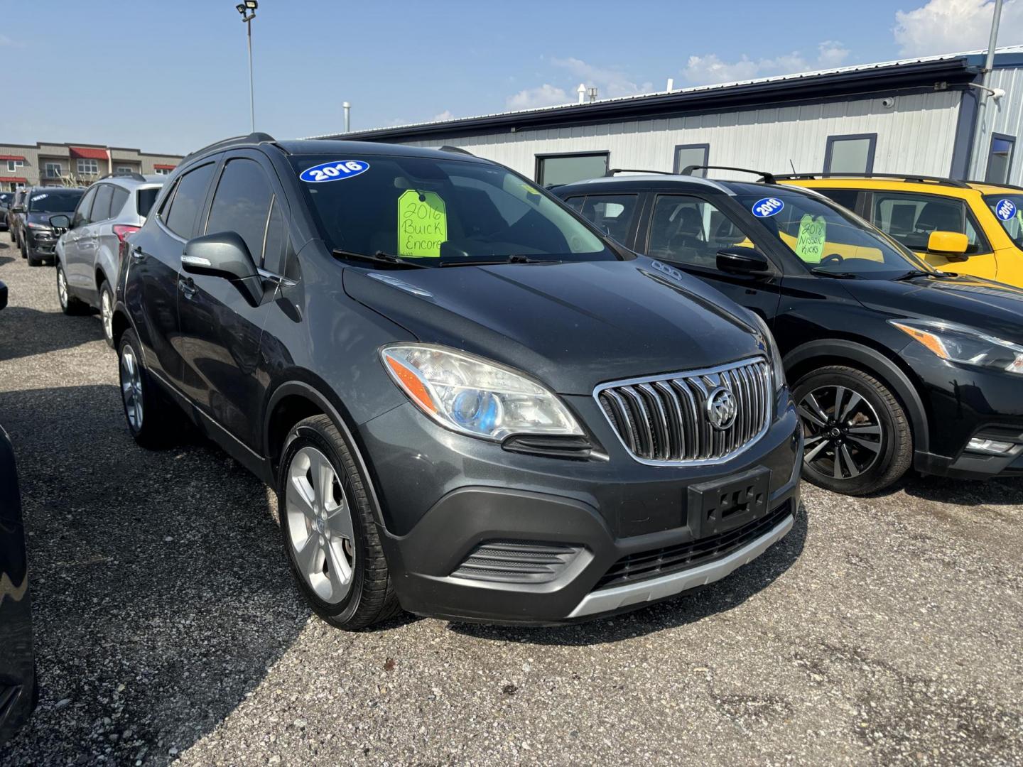 2016 GRAY BUICK ENCORE BASE (KL4CJASB1GB) , located at 15 Petro Dr, Warsaw, IN, 46582, (574) 306-0055, 41.273563, -85.857544 - Photo#0