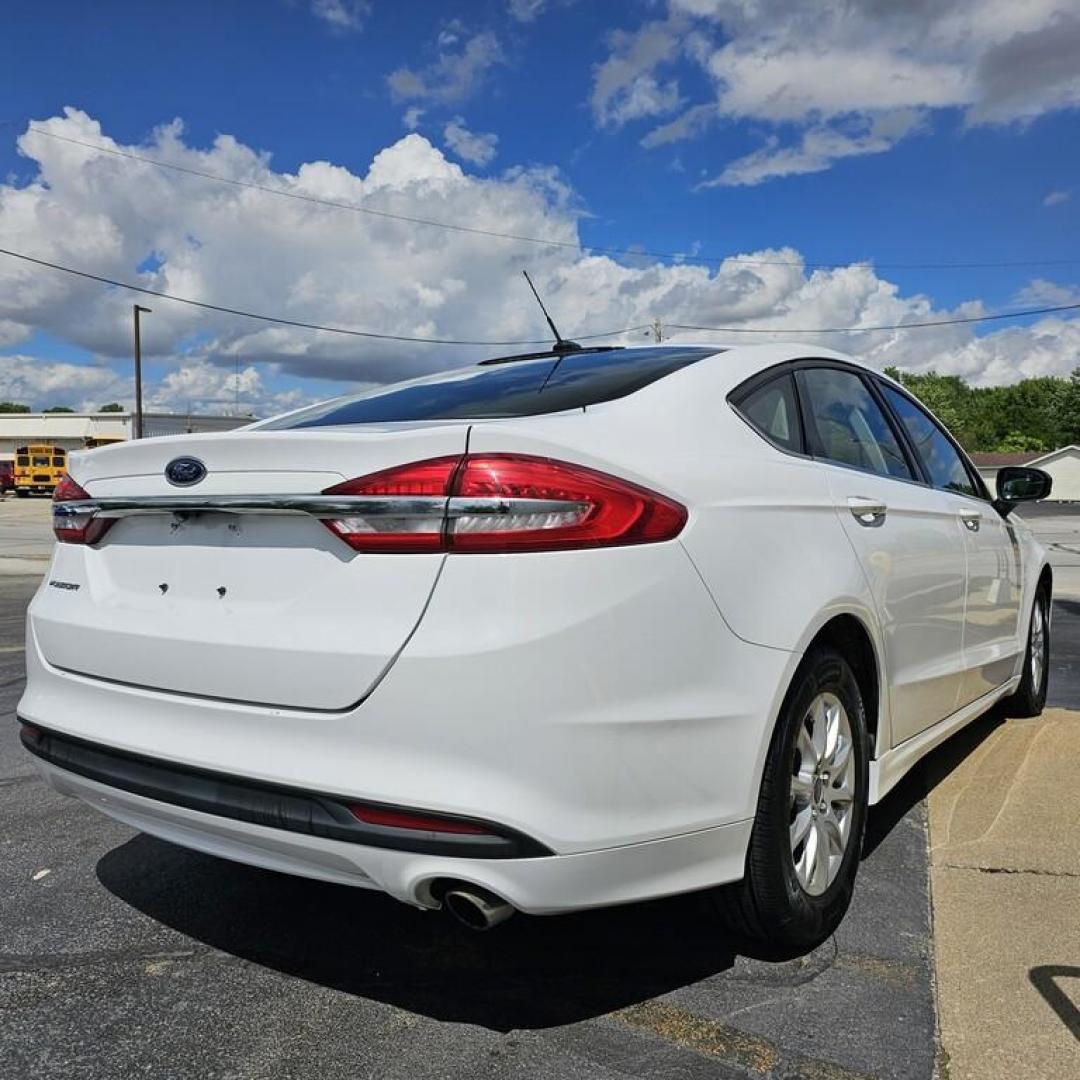 2017 WHITE Ford FUSION S S (3FA6P0G77HR) with an 2.5L I-4 engine, 6 speed AT transmission, located at 502 South Main Street, Columbia City, IN, 46725, (260) 244-4645, 41.151382, -85.490578 - 2017 Ford FUSION S S - Photo#2