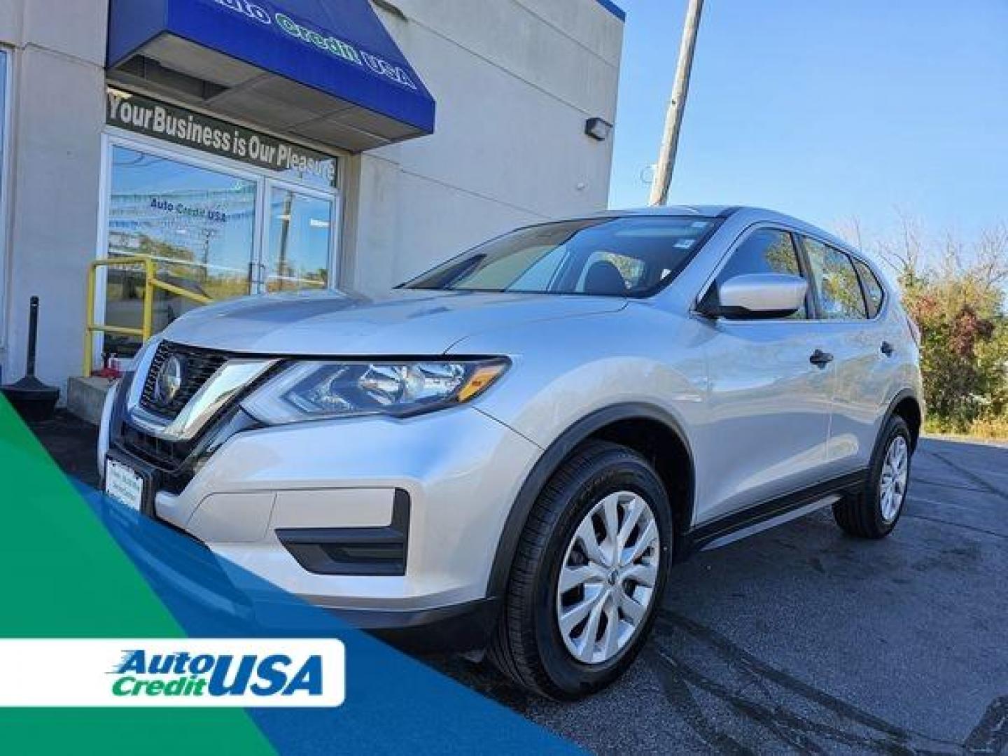 2019 SILVER /BLACK NISSAN ROGUE S AWD (KNMAT2MV5KP) with an 2.5L L4 DOHC 16V engine, CVT transmission, located at 502 South Main Street, Columbia City, IN, 46725, (260) 244-4645, 41.151382, -85.490578 - 2019 NISSAN ROGUE S AWD - Photo#0