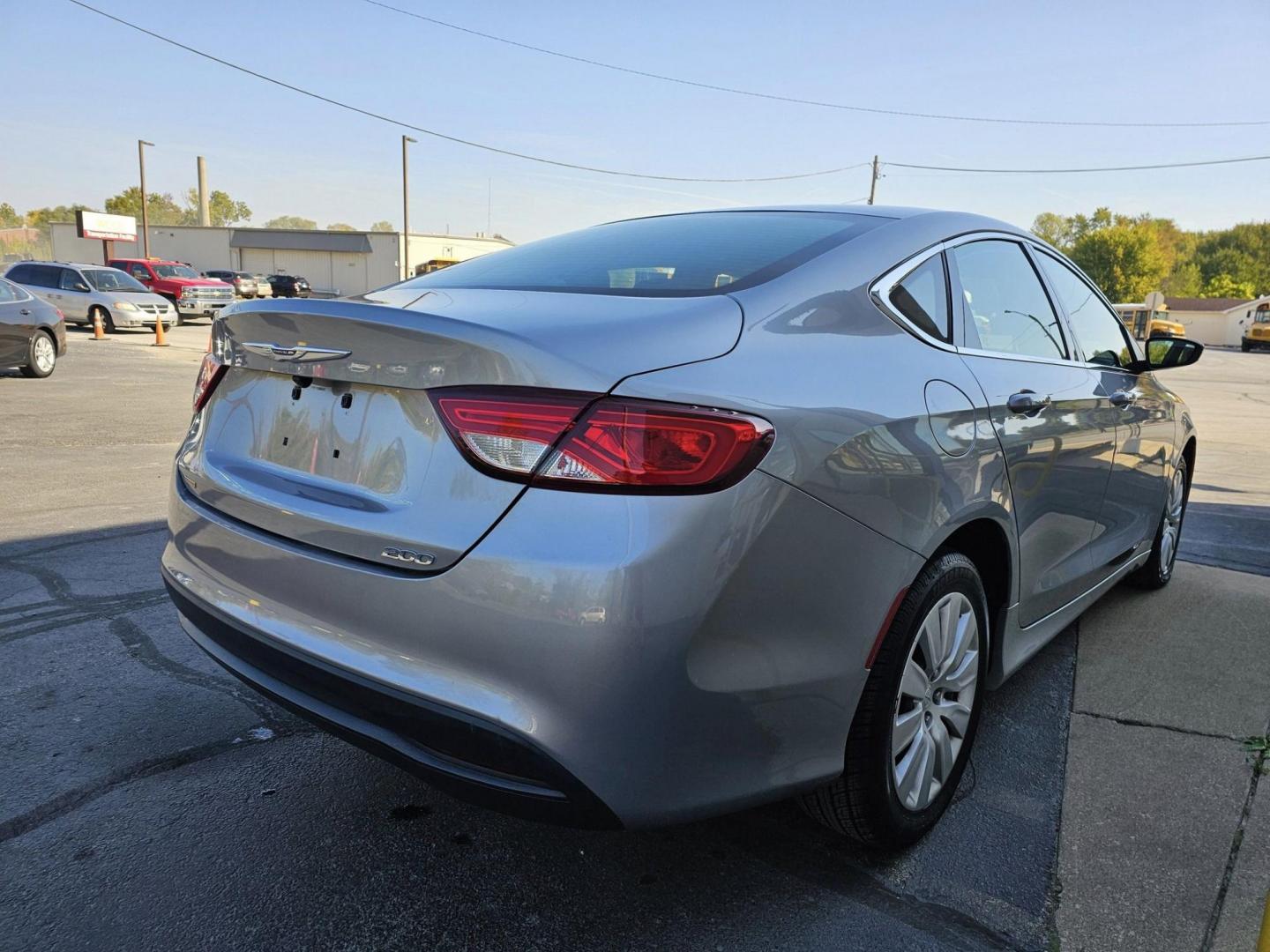 2017 SILVER /BLACK CHRYSLER 200 LX LX (1C3CCCFB7HN) with an 2.4L L4 DOHC 16V engine, 9A transmission, located at 502 South Main Street, Columbia City, IN, 46725, (260) 244-4645, 41.151382, -85.490578 - Photo#2