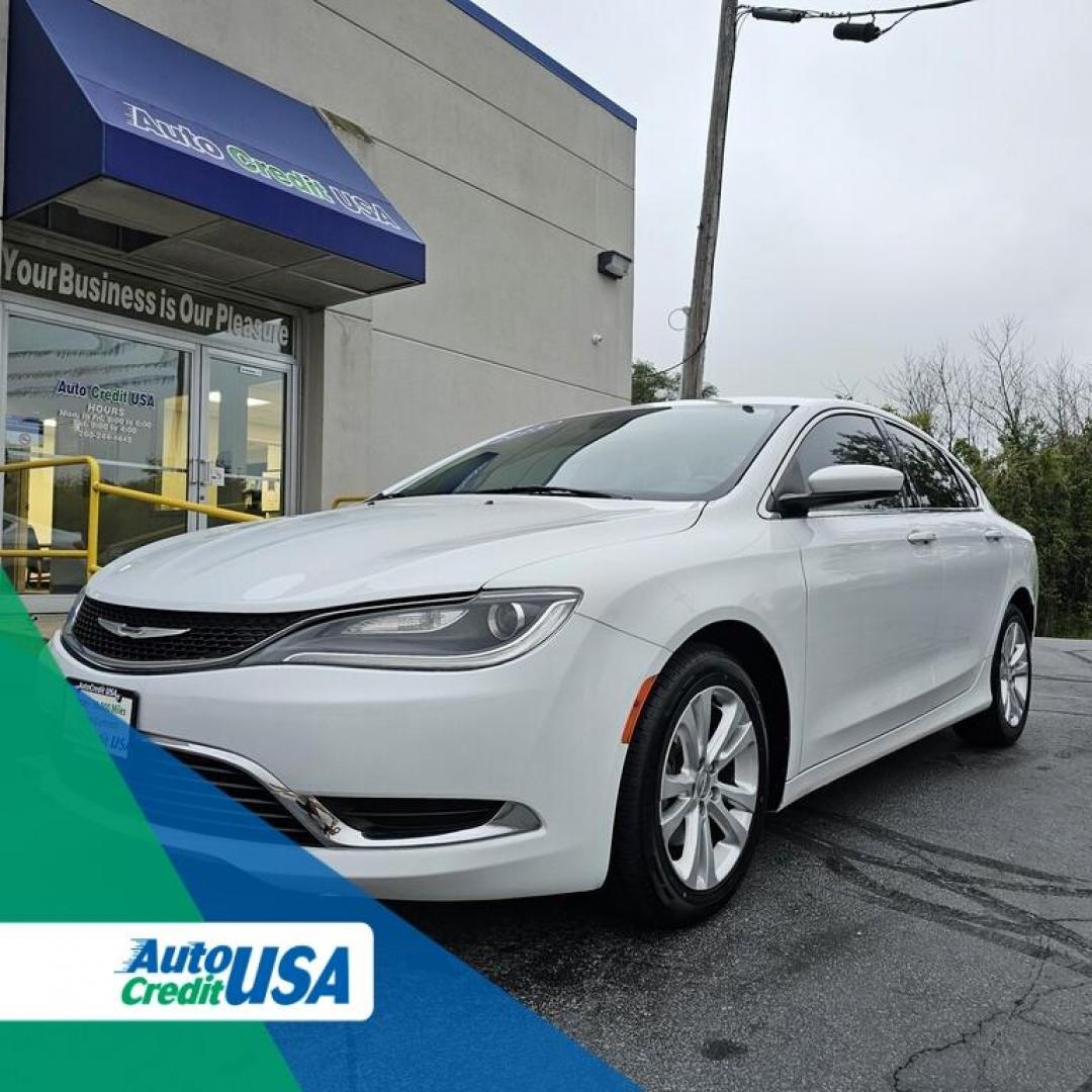 2015 WHITE CHRYSLER 200 Limited (1C3CCCAB6FN) with an 2.4L I-4 engine, 9 speed AT transmission, located at 502 South Main Street, Columbia City, IN, 46725, (260) 244-4645, 41.151382, -85.490578 - 2015 CHRYSLER 200 Limited - Photo#0