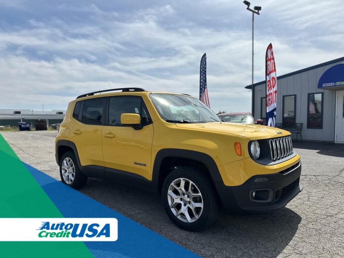 2015 YELLOW JEEP RENEGADE LATITUDE (ZACCJBBT8FP) with an Other engine, located at 15 Petro Dr, Warsaw, IN, 46582, (574) 306-0055, 41.273563, -85.857544 - 2015 JEEP RENEGADE LATITUDE - Photo#0