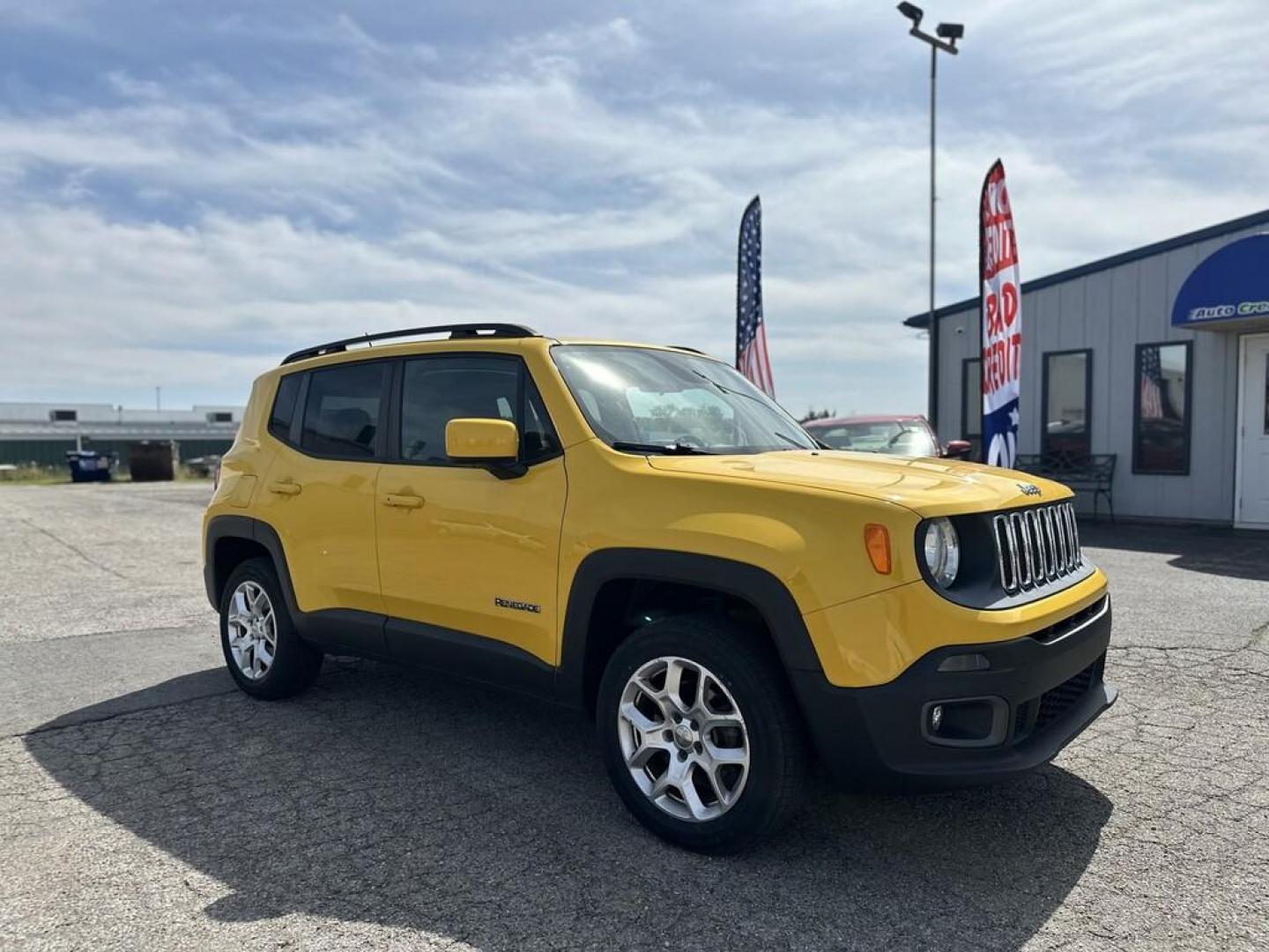 2015 YELLOW JEEP RENEGADE LATITUDE (ZACCJBBT8FP) , located at 15 Petro Dr, Warsaw, IN, 46582, (574) 306-0055, 41.273563, -85.857544 - Photo#0