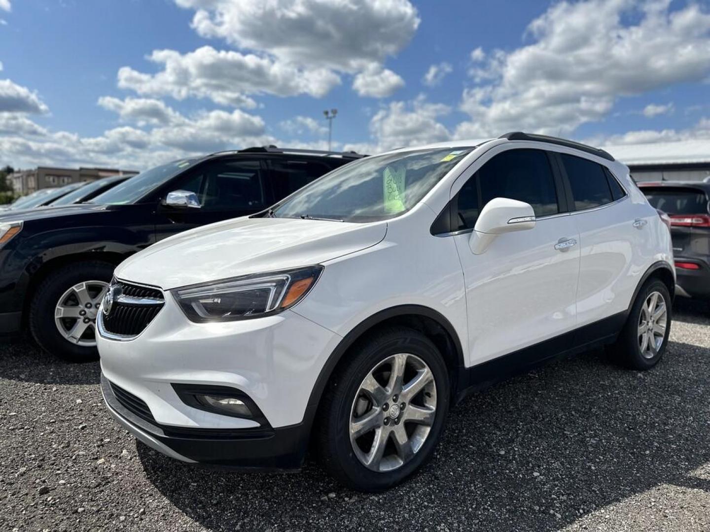 2018 WHITE BUICK ENCORE ESSENCE (KL4CJCSB0JB) , located at 15 Petro Dr, Warsaw, IN, 46582, (574) 306-0055, 41.273563, -85.857544 - Photo#0