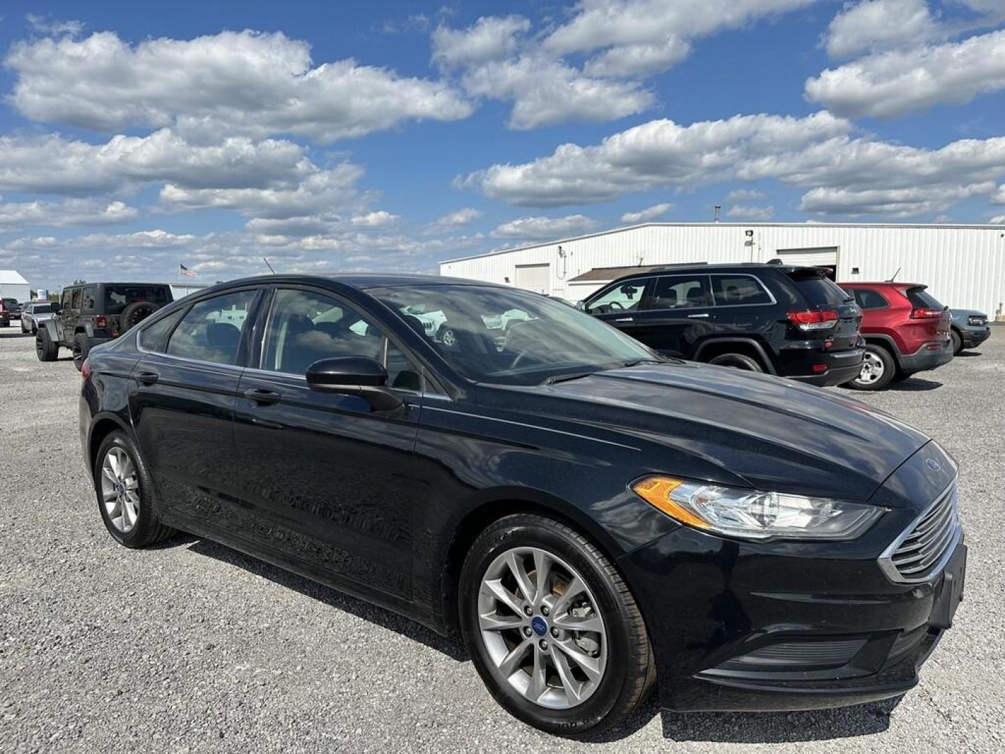 2018 BLACK FORD FUSION SE (3FA6P0HD7JR) , located at 15 Petro Dr, Warsaw, IN, 46582, (574) 306-0055, 41.273563, -85.857544 - Photo#0