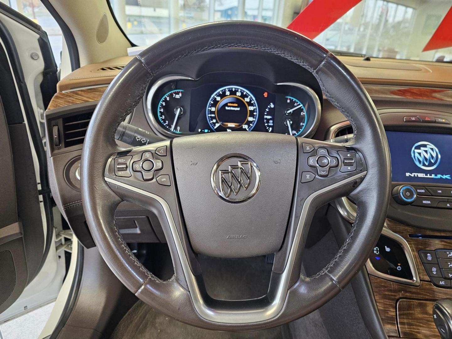 2014 /Tan Buick LaCrosse Leather Package (1G4GB5G35EF) with an 3.6L V6 DOHC 24V FFV engine, 6-Speed Automatic transmission, located at 502 South Main Street, Columbia City, IN, 46725, (260) 244-4645, 41.151382, -85.490578 - Photo#7