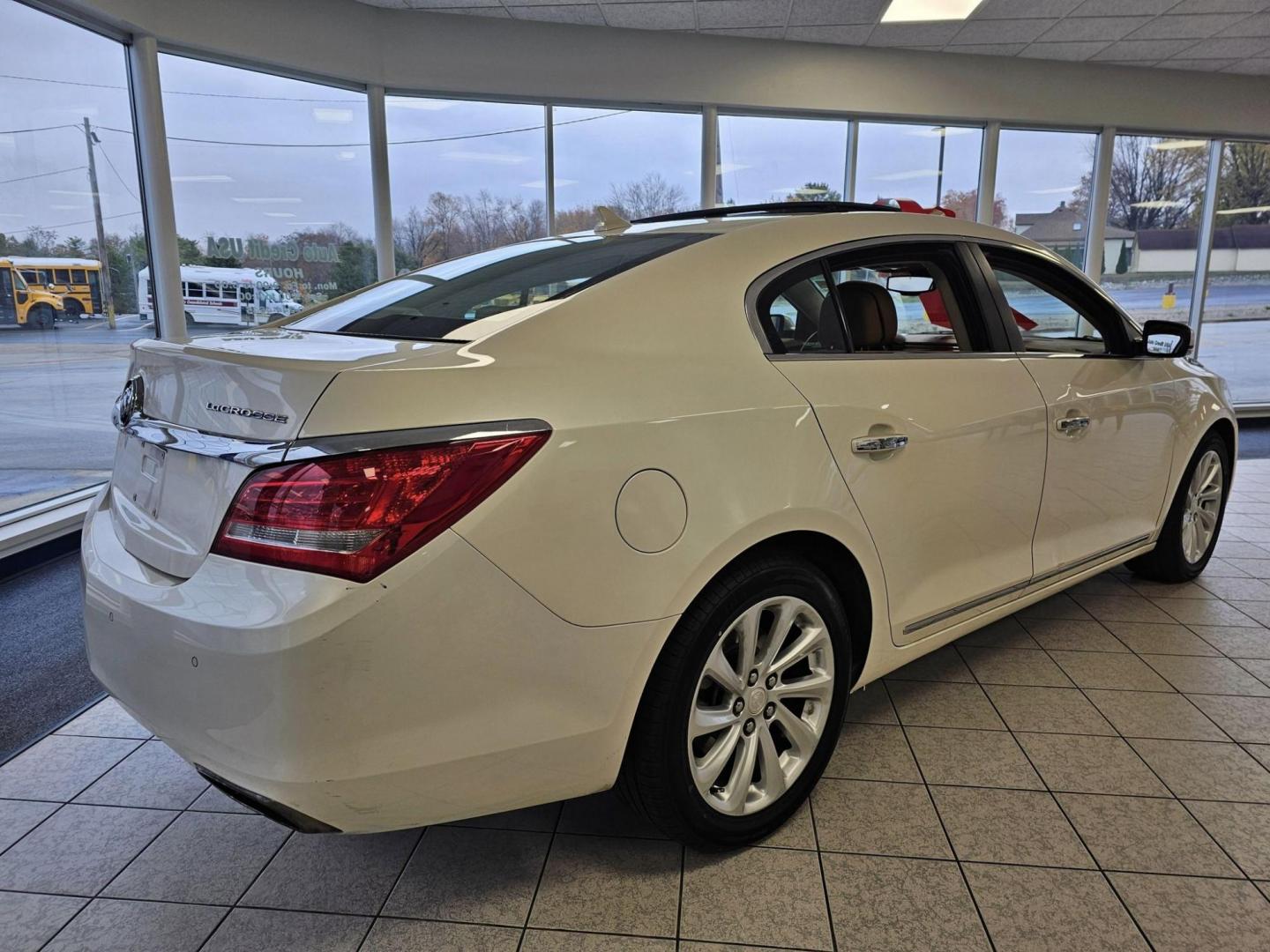 2014 /Tan Buick LaCrosse Leather Package (1G4GB5G35EF) with an 3.6L V6 DOHC 24V FFV engine, 6-Speed Automatic transmission, located at 502 South Main Street, Columbia City, IN, 46725, (260) 244-4645, 41.151382, -85.490578 - Photo#2